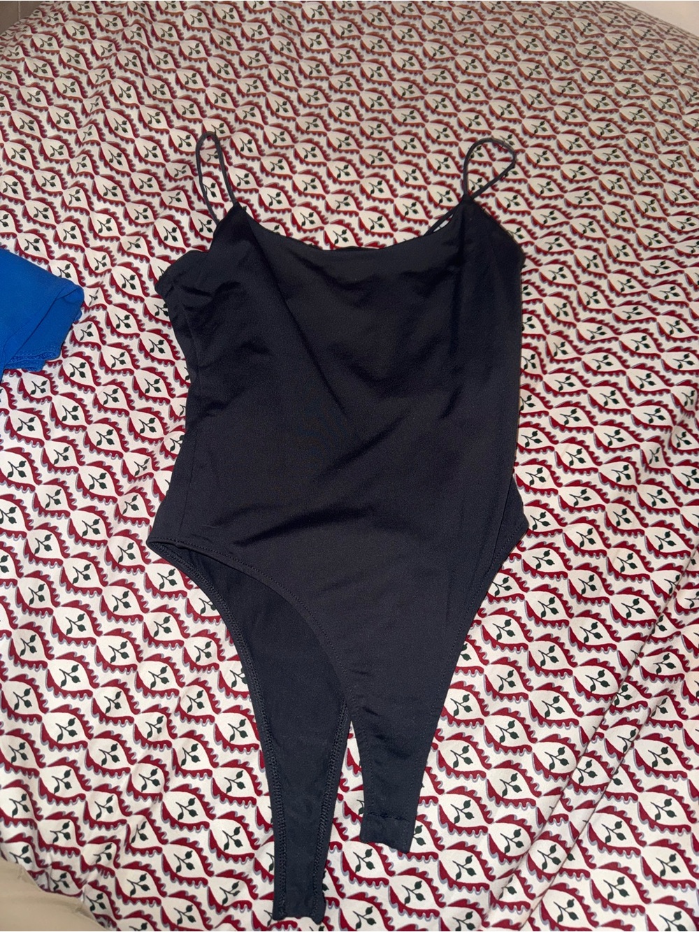 Zara Black Spaghetti Strap Bodysuit